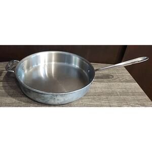 All-Clad USA Anodized Skillet Fry Stainless Sauté Pan 11" With Handle No Lid